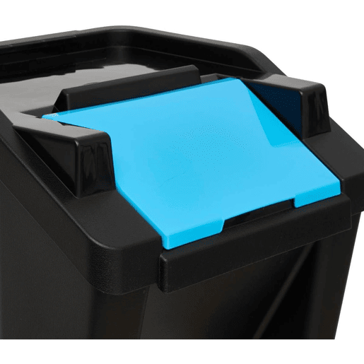 Conjunto de 3 Lixeiras de Reciclagem Well Home de 30L em Plástico