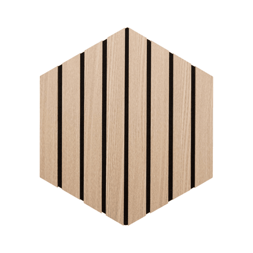 Conjunto de 3 painéis decorativos hexagonais 'Colva' da Well Home