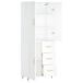 Aparador alto - Mueble de almacenamiento Aparador alto - Mueble de almacenamiento Blanco