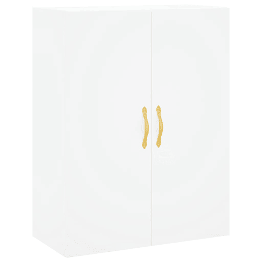 Armário alto - Bufete - Móvel de apoio 69,5x34x180 cm derivados de madeira branco pt665 Armário alto - Bufete - Móvel de apoio 69,5x34x180 cm derivados de madeira branco pt665