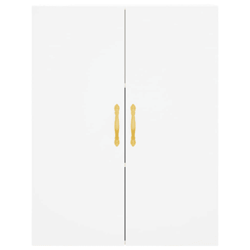 Armário alto - Bufete - Móvel de apoio 69,5x34x180 cm derivados de madeira branco pt665 Armário alto - Bufete - Móvel de apoio 69,5x34x180 cm derivados de madeira branco pt665