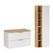 Conjunto de mueble y columna de Oria 80 Conjunto de mueble y columna de Oria 80 Blanco