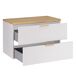 Conjunto de mueble y columna de Oria 80 Conjunto de mueble y columna de Oria 80 Blanco
