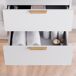 Conjunto de mueble y columna de Oria 80 Conjunto de mueble y columna de Oria 80 Blanco