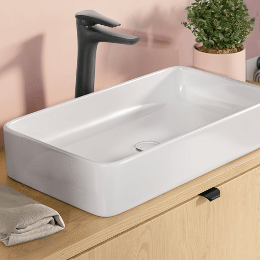 Conjunto móvel lavatório simples 120cm 4 nichos e coluna Oria Verde mate