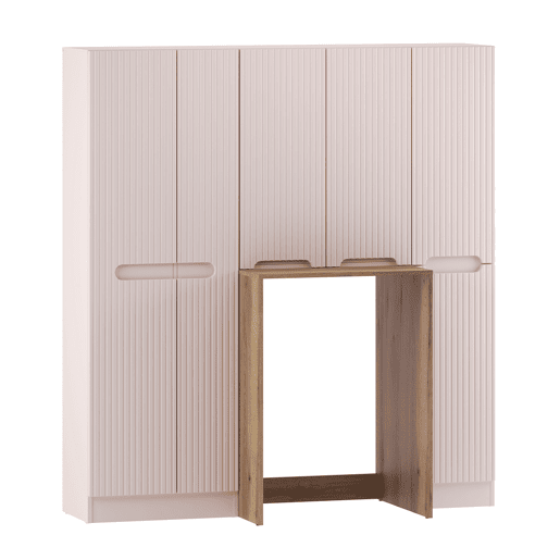 Conjunto lavandaria completo cesto roupa e máquina Riva Caxemira