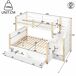 Cama litera Cama litera Natural/ Blanco