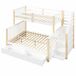 Cama litera Cama litera Natural/ Blanco
