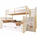 Cama litera Cama litera Natural/ Blanco