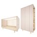 Cuna evolutiva y armario 2 puertas Wood Luck Romy 145 Cuna evolutiva y armario 2 puertas Wood Luck Romy 145 Beige