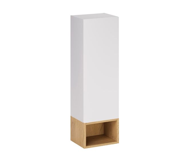 Armario de pared oria 1 hueco blanco mate