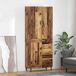 Aparador alto - Mueble de almacenamiento 2 pcs 69 Aparador alto - Mueble de almacenamiento 2 pcs 69 Madera