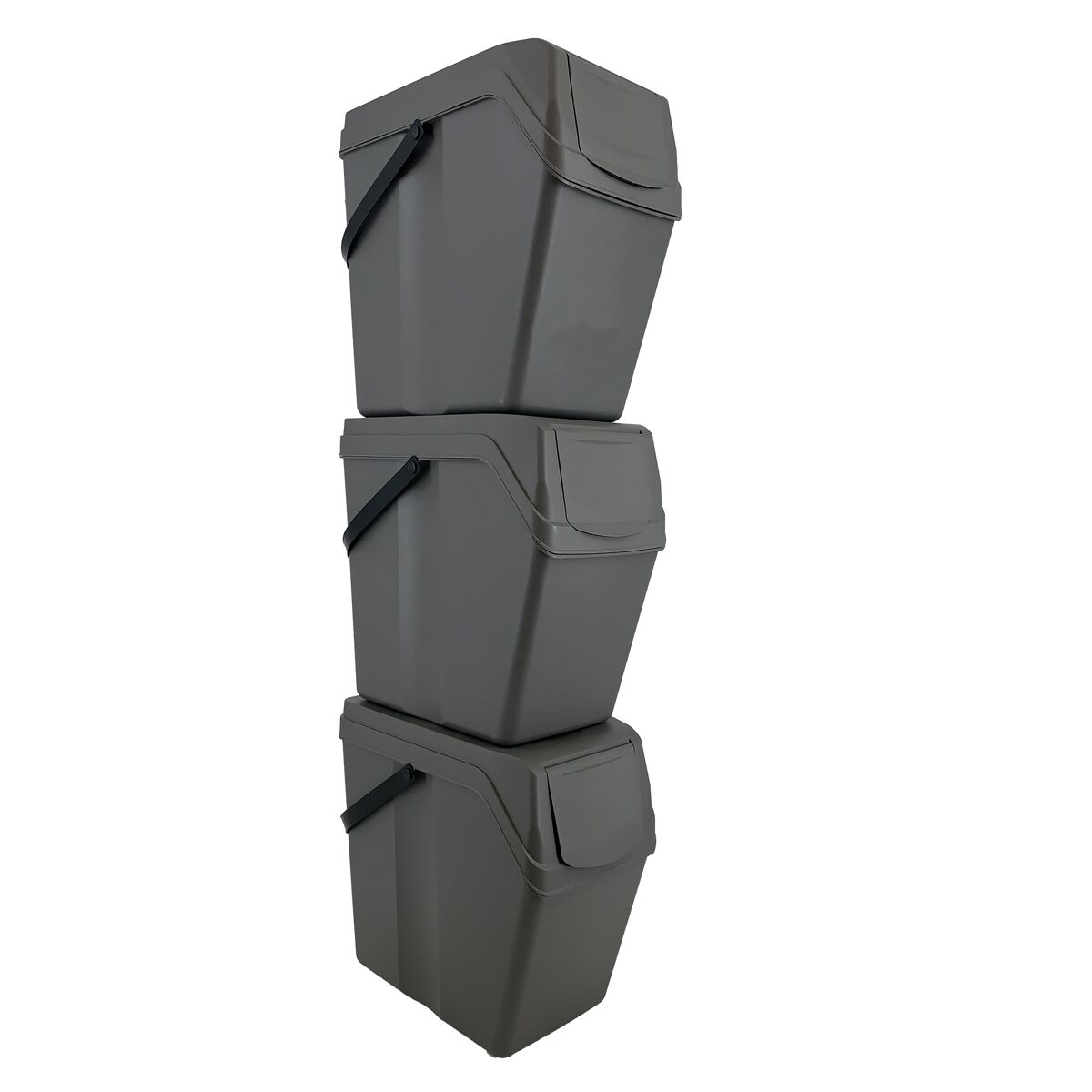 Set de 3 cubos de basura