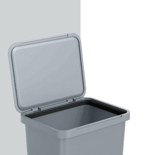 Lixeira quadrada para reciclagem KEDEN de 12 litros