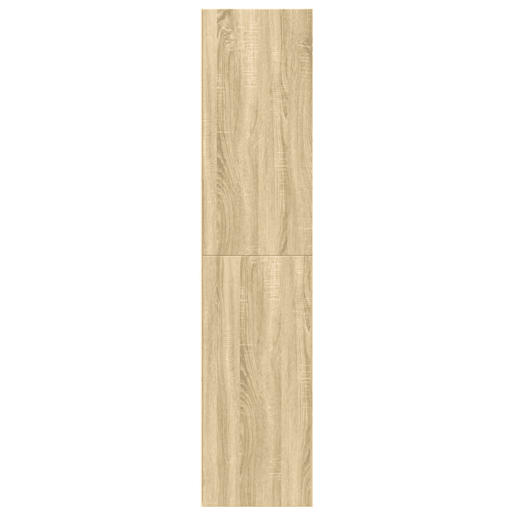 Armário alto - Bufete - Móvel de apoio 70x41x185 cm derivados de madeira carvalho sonoma pt1417
