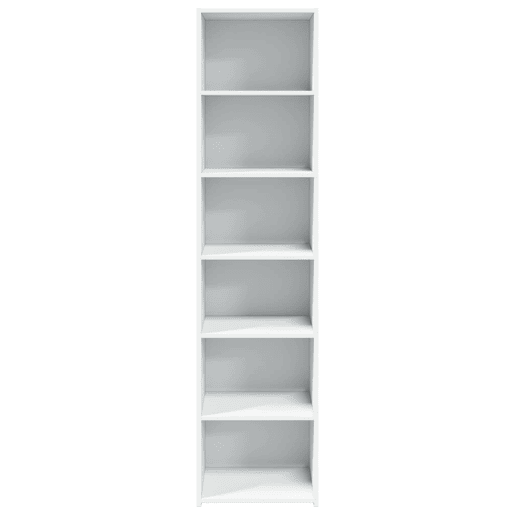 Armário alto - Bufete - Móvel de apoio 45x41x185 cm derivados de madeira branco pt1210