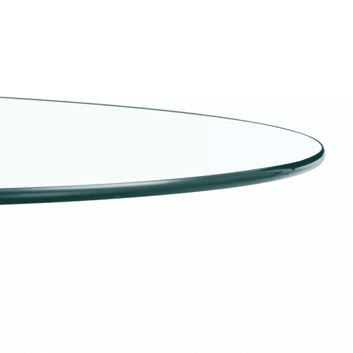 Mesa de bar redonda 89 cm - minimalista moderna, vidro temperado - douradotransparente