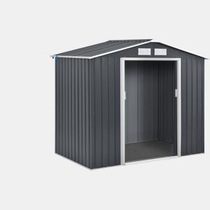 Abrigo de jardim metálico - Vegas - 2,7 m² com calha