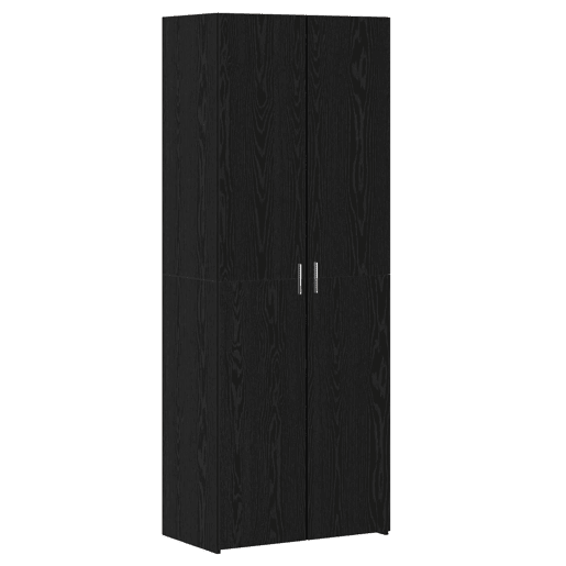 Aparador - Bufete - Móvel de apoio 2 pcs Carvalho Preto 70 x 42,5 x 185 cm pt257