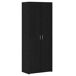 Aparador alto - Mueble de almacenamiento 2 pcs Aparador alto - Mueble de almacenamiento 2 pcs Negro