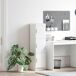 Aparador alto - Mueble de almacenamiento Aparador alto - Mueble de almacenamiento Blanco