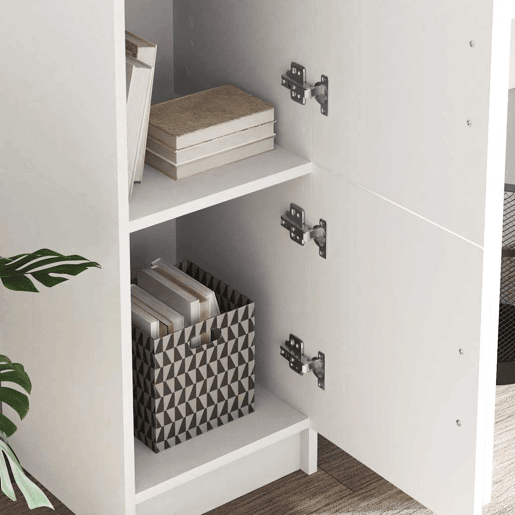 Aparador - Bufete - Móvel de apoio Branco 31.5 x 32 x 122.5 cm pt312