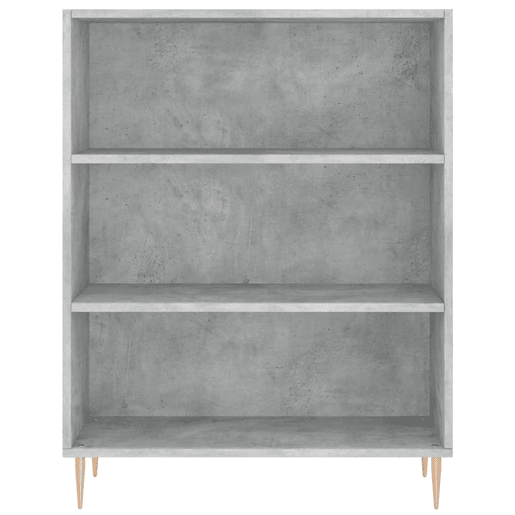 Armário alto - Bufete - Móvel de apoio 69,5x32,5x180cm derivados de madeira cinza cimento pt1466