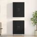 Aparador alto - Mueble de almacenamiento 2 pcs Aparador alto - Mueble de almacenamiento 2 pcs Negro