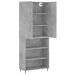 Aparador alto - Mueble de almacenamiento Aparador alto - Mueble de almacenamiento Gris