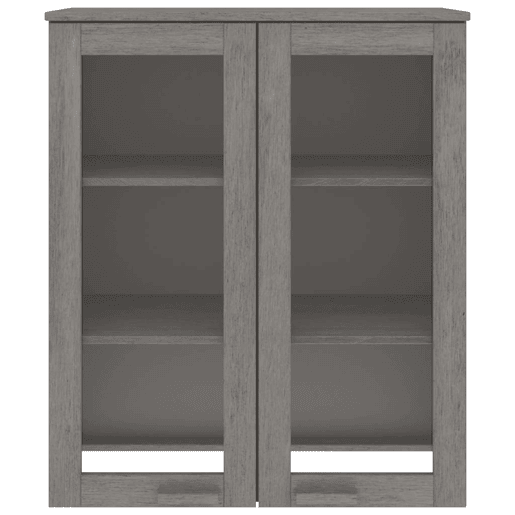 Topo p armário alto - Móvei de apoio 85x35x100cm pinho maciço cinza-claro pt5072