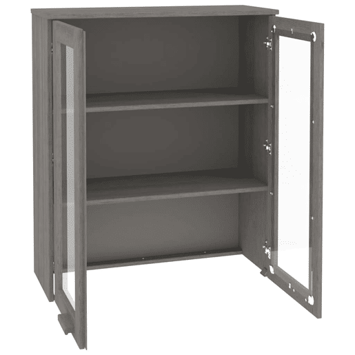 Topo p armário alto - Móvei de apoio 85x35x100cm pinho maciço cinza-claro pt5072