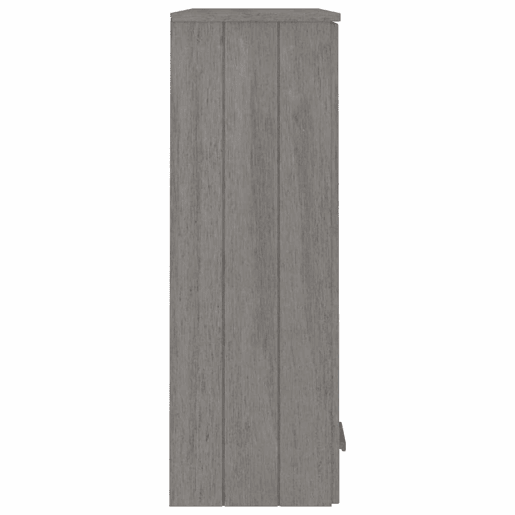Topo p armário alto - Móvei de apoio 85x35x100cm pinho maciço cinza-claro pt5072