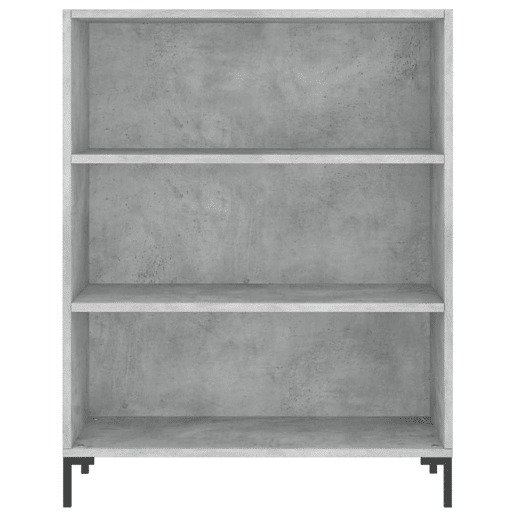 Armário alto - Bufete - Móvel de apoio 69,5x32,5x180cm derivados de madeira cinza cimento pt1467