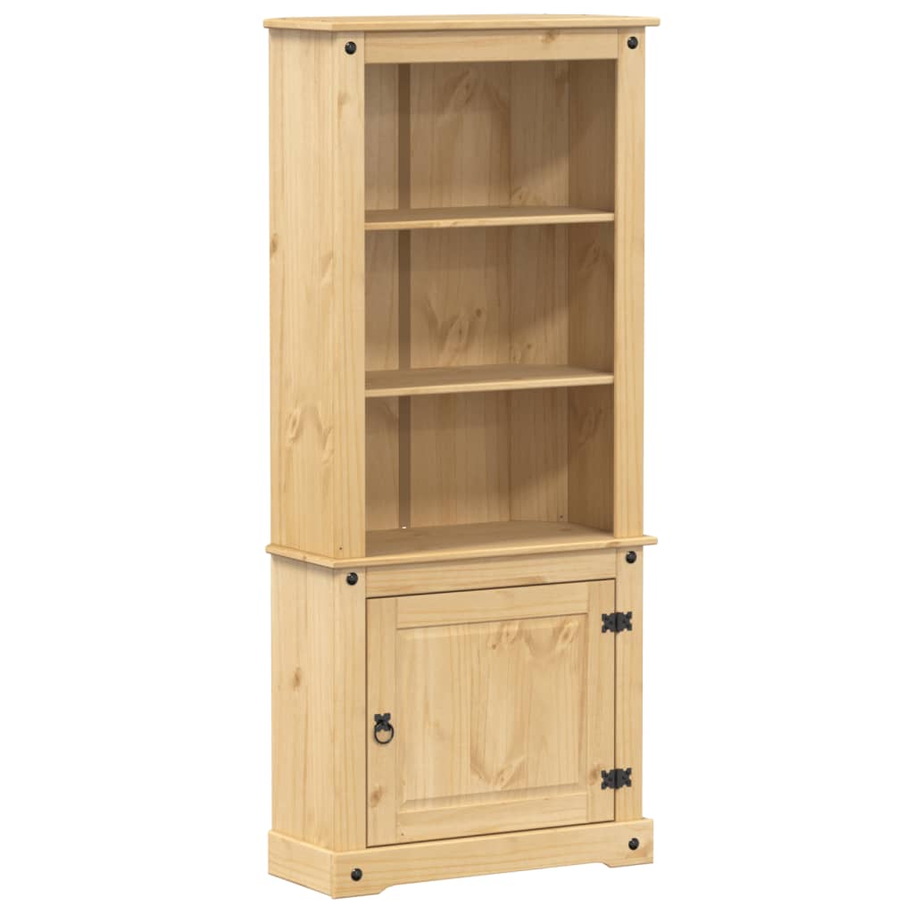 Aparador - mueble de almacenamiento madera maciza de pino 74x38x170 cm es2142