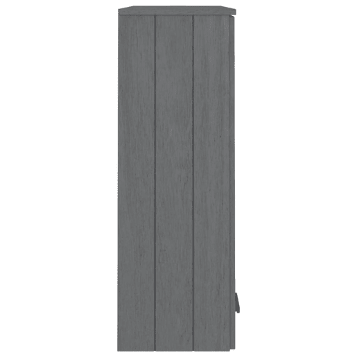 Topo p armário alto, Móvei de apoio 85x35x100 pinho maciço cinza-escuro pt5069