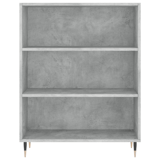 Armário alto - Bufete - Móvel de apoio 69,5x32,5x180cm derivados de madeira cinza cimento pt1465