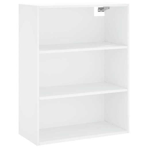 Armário alto - Bufete - Móvel de apoio 69,5x34x180 cm derivados de madeira branco pt644