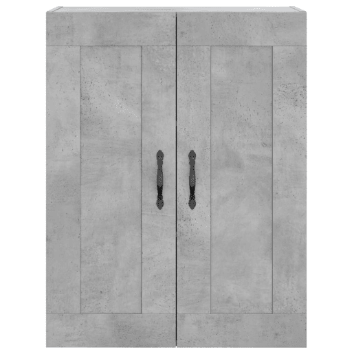 Armário alto - Bufete - Móvel de apoio 69,5x34x180 cm derivados de madeira cinza cimento pt969