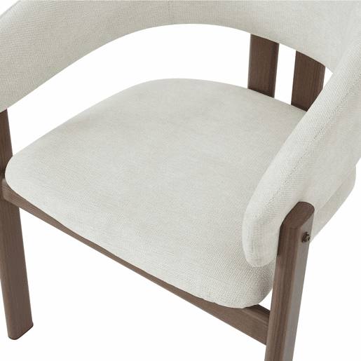 Cadeiras de sala de jantar, 2 unidades - Metal com acabamento em madeira, confortáveis e respiráveis, estilo moderno, tecido de linho - Nogueira Cadeiras de sala de jantar, 2 unidades - Metal com acabamento em madeira, confortáveis e respiráveis, estilo moderno, tecido de linho - Nogueira