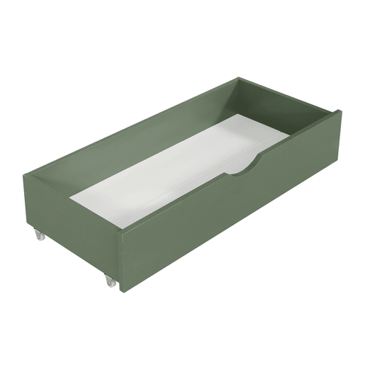 Cama infantil 90x200cm - com teto e janela, com banco de madeira, cerca de 4 lados, 2 gavetas - verde+natural Cama infantil 90x200cm - com teto e janela, com banco de madeira, cerca de 4 lados, 2 gavetas - verde+natural