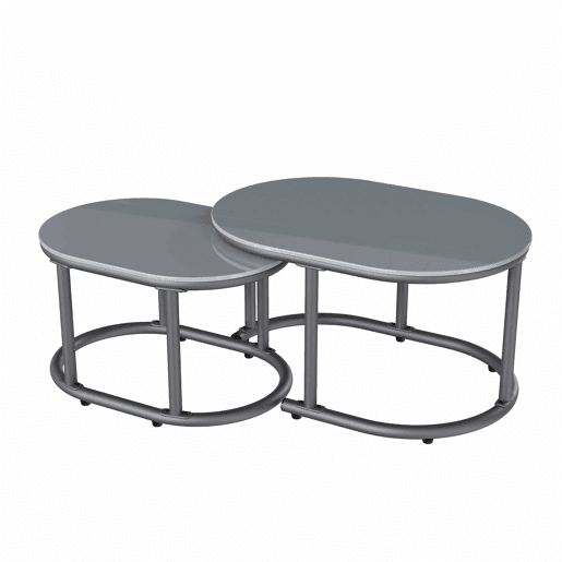 Conjunto de jantar de jardim para 6 pessoas - disposição em canto, ferro galvanizado, tampo de mesa em vidro, corda trançada à mão, inclui sofá e duas mesas de centro - cinzento