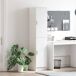 Aparador alto - Mueble de almacenamiento Aparador alto - Mueble de almacenamiento Blanco