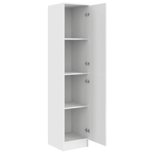 Aparador - Bufete - Móvel de apoio Branco 35 x 39 x 168 cm pt313 Aparador - Bufete - Móvel de apoio Branco 35 x 39 x 168 cm pt313