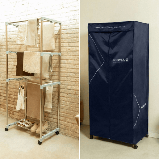 máquina de secar roupa Secadry Newlux (1200W) luz UV, capacidade até 15 kg Azul máquina de secar roupa Secadry Newlux (1200W) luz UV, capacidade até 15 kg Azul