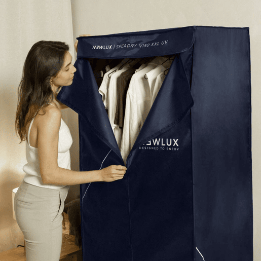 máquina de secar roupa Secadry Newlux (1200W) luz UV, capacidade até 15 kg Azul máquina de secar roupa Secadry Newlux (1200W) luz UV, capacidade até 15 kg Azul
