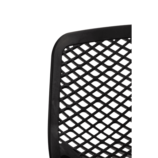 Conjunto de 2 banquetas de bar com encosto de plástico preto para uso externo altura do assento 75 cm 10_0005557
