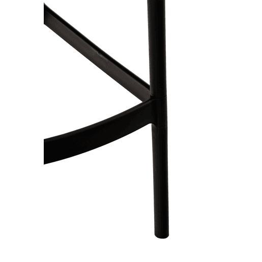 Conjunto de 2 banquetas de bar com encosto de plástico preto para uso externo altura do assento 75 cm 10_0005557