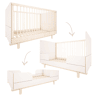 Berço evolutivo 70x140 Wood Luck Romy Branco