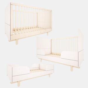 Berço evolutivo 70x140 Wood Luck Romy Branco