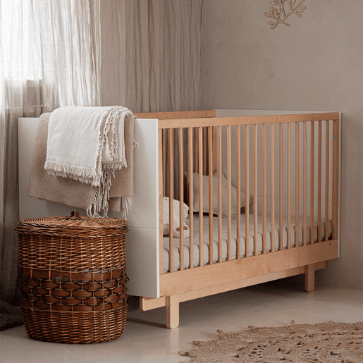 Berço evolutivo 70x140 Wood Luck Romy Branco